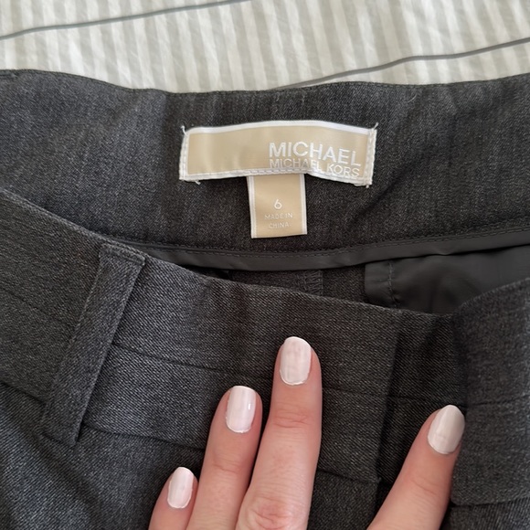 Michael Kors Grey Suit Pants - Picture 2 of 4